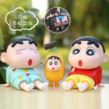 Giá Đỡ Điện Thoại Shin Cute - Kệ Xem Phim, Livestream, Trang Trí Bàn Học, Bàn Làm Việc, Giá Chỉ 25.000