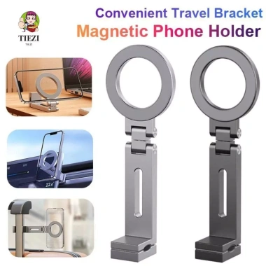 Giá đỡ điện thoại TIEZI 360° Xoay, gập gọn, điều chỉnh rảnh tay - Phù hợp ô tô & du lịch, chỉ 69.960₫