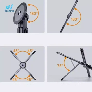 Giá đỡ điện thoại Tishita du lịch - Giá đỡ máy tính xách tay nhẹ cho văn phòng, nhà, cafe, giảm còn 206.800₫