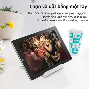 Giá đỡ điện thoại TPE cao cấp, iPad quay 110°, gập gọn du lịch, chỉ 49.613₫