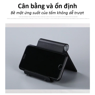 Giá đỡ điện thoại TPE cao cấp, iPad quay 110°, gập gọn du lịch, chỉ 49.613₫