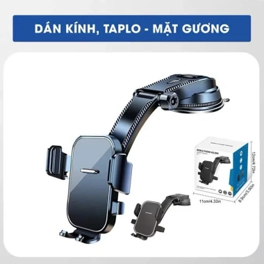 Giá đỡ điện thoại trên xe ô tô xoay 380 độ - Gắn taplo, tiện lợi, chỉ 45.000 VND