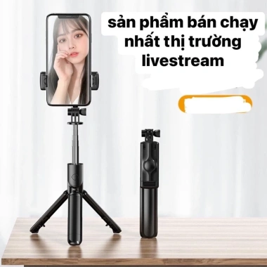 Giá Đỡ Điện Thoại Tripod 3 Chân – Gậy Tự Sướng kèm Remote Bluetooth, chỉ 89.000₫