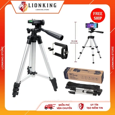 Giá đỡ điện thoại Tripod 3 chân kèm kẹp và remote - đa dòng, giảm còn 75.000