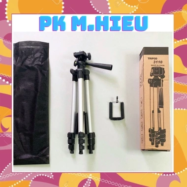 Giá đỡ điện thoại Tripod 3.110 - Kẹp 3 chân đa năng, tương thích mọi máy, ổn định tiện lợi
