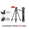 Giá đỡ điện thoại Tripod 3.520 đa năng, cao 1m4-1m7, xoay 360, chân máy ảnh và máy chiếu chắc chắn, tiện dụng