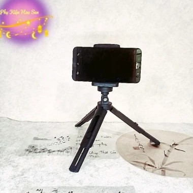 Giá đỡ điện thoại Tripod 360° xoay ngang-dọc, điều chỉnh góc chụp ảnh quay video - 27.000₫