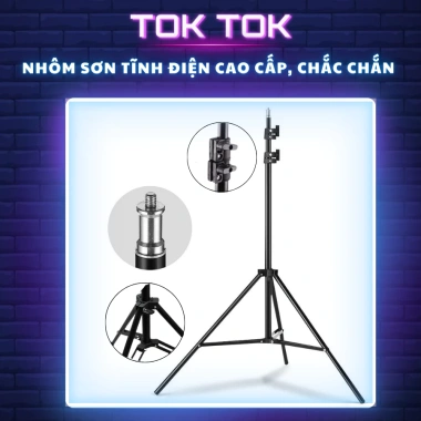 Giá đỡ điện thoại Tripod 70cm 2m1 cứng bền livestream máy ảnh giá 108.000