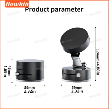 Giá đỡ điện thoại từ tính 360 độ gập lại, trên ô tô, bảng điều khiển – 105.930 VND