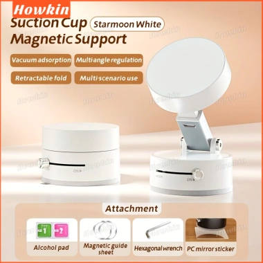Giá đỡ điện thoại từ tính 360 độ gập lại, trên ô tô, bảng điều khiển – 105.930 VND