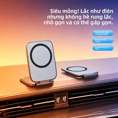 Giá đỡ điện thoại từ tính 720° xoay 360°, gắn ô tô, chỉ 88.500đ - Siêu tiện lợi