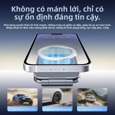 Giá đỡ điện thoại từ tính 720° xoay 360°, gắn ô tô, chỉ 88.500đ - Siêu tiện lợi