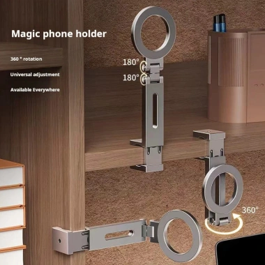 Giá đỡ điện thoại từ tính đa năng, linh hoạt du lịch, rảnh tay, gắn iPhone 12 13 14 15 16 Pro Max siêu bền dễ lắp 2