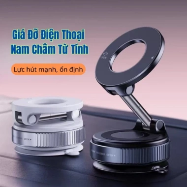 Giá đỡ điện thoại từ tính hút chân không SNAPLO - Xoay 360 trên ô tô, giá 98.000 dong 6