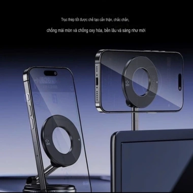 Giá đỡ điện thoại từ tính hút chân không SNAPLO - Xoay 360 trên ô tô, giá 98.000 dong 7