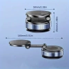 Giá đỡ điện thoại từ tính N52 điều chỉnh 360 độ xoay, gập gọn, hút chân không mạnh 2