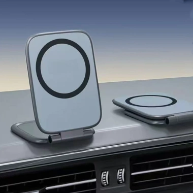 Giá đỡ điện thoại từ tính ô tô 2.025 gập lại, chống rung, di động, dễ lắp đặt