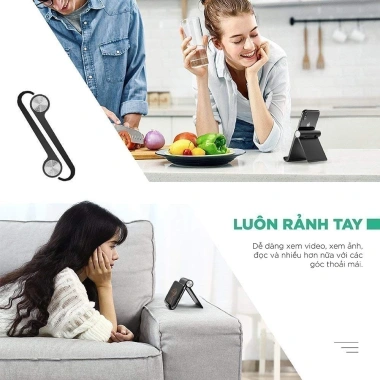 Giá đỡ điện thoại UGREEN LP106 TPE cao cấp - Đệm silicon chống trầy xước, giảm giá 76.000₫