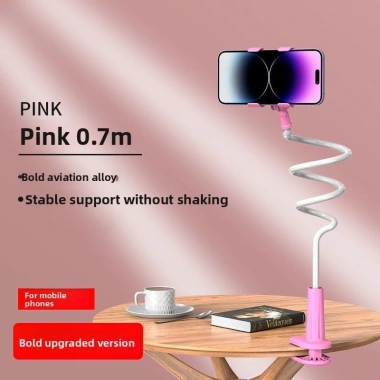 Giá đỡ điện thoại uốn dẻo 720° kẹp đầu giường và bàn, xoay đa góc tiện lợi 8