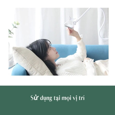 Giá đỡ điện thoại uốn dẻo xoay 720° - Kẹp đầu giường, cạnh bàn, giảm giá 70.000₫