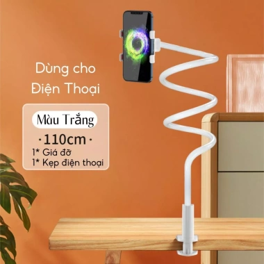 Giá đỡ điện thoại uốn dẻo xoay 720° - Kẹp đầu giường, cạnh bàn, giảm giá 70.000₫ 8 Giá đỡ điện thoại uốn dẻo xoay 720° - Kẹp đầu giường, cạnh bàn, giảm giá 70.000₫ 8