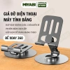 Giá đỡ điện thoại và máy tính bảng 360 độ gấp gọn kim loại cao cấp màu xám, đế chống trượt, chỉ 21.000 VND