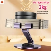 Giá đỡ điện thoại và máy tính bảng 360 độ gấp gọn kim loại cao cấp màu xám, đế chống trượt, chỉ 21.000 VND 3