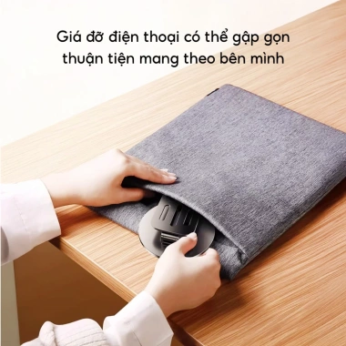 Giá Đỡ Điện Thoại và Máy Tính Bảng JYoohome Nhôm Xoay 720 độ, Gập Gọn, 34.300 VND