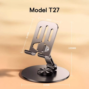 Giá Đỡ Điện Thoại và Máy Tính Bảng JYoohome Nhôm Xoay 720 độ, Gập Gọn, 34.300 VND