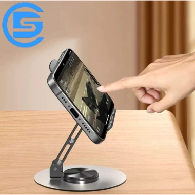 Giá đỡ điện thoại và máy tính bảng xoay 360 gấp gọn hợp kim bền bỉ, tiện lợi G504