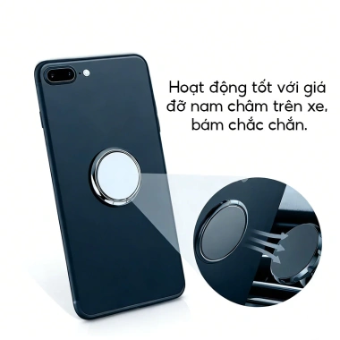 Giá Đỡ Điện Thoại Vòng Kim Loại Xoay 360 độ Gọn Nhẹ Bàn Cầm Tay Cao Cấp - 15.900₫ 3