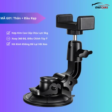 Giá Đỡ Điện Thoại Xe Hơi Hít Kính G01 Đế TPU Chống Rơi, Kẹp Ô Tô Cao Cấp 10 Giá Đỡ Điện Thoại Xe Hơi Hít Kính G01 Đế TPU Chống Rơi, Kẹp Ô Tô Cao Cấp 10