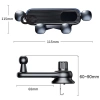 Giá đỡ điện thoại xe hơi Little One 5 - Kẹp cửa gió xoay 360°, tiện dụng, giá 45.000₫ 8