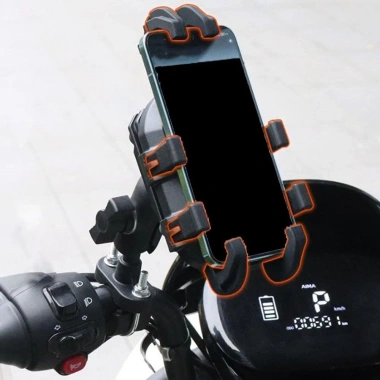 Giá đỡ điện thoại xe máy 360 8 móng - Chống rung, sốc ổn định, GPS du lịch - 193.600 VND