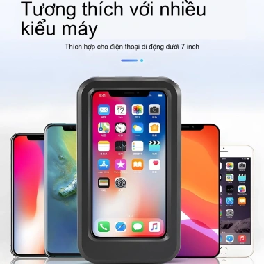Giá đỡ điện thoại xe máy chống nước, chống sốc, tương thích iPhone 7-16 Samsung Xiaomi - Giá ưu đãi 105k