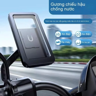 Giá đỡ điện thoại xe máy chống nước, chống sốc, tương thích iPhone 7-16 Samsung Xiaomi - Giá ưu đãi 105k