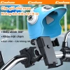 Giá đỡ điện thoại xe máy mini gắn mũ bảo hiểm, gương hậu, không rung, chống nắng mưa, vững chắc