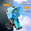 Giá đỡ điện thoại xe máy mini gắn mũ bảo hiểm, gương hậu, không rung, chống nắng mưa, vững chắc 2