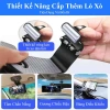Giá đỡ điện thoại xoay 360° COACE ô tô ABS - Kẹp gắn bảng điều khiển, gương hậu, 43.000đ 5
