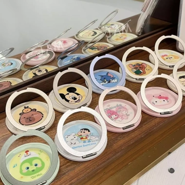 Giá đỡ điện thoại xoay 360° CODCartoon cho bé gái, tương thích mọi điện thoại