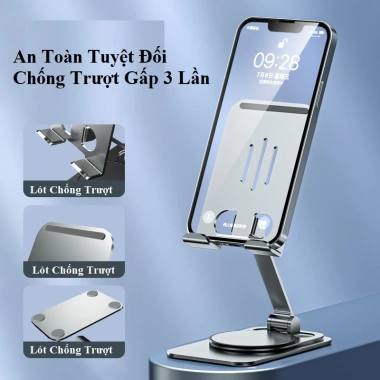 Giá Đỡ Điện Thoại Xoay 360° K61 Hợp Kim Chống Trượt - Nhỏ Gọn, Tiện Lợi XS Store 9