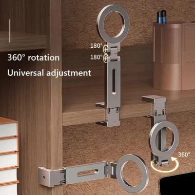Giá đỡ điện thoại YIYU 360° Xoay linh hoạt, gập lại đa năng, dùng cho máy bay & ô tô - 69.740₫