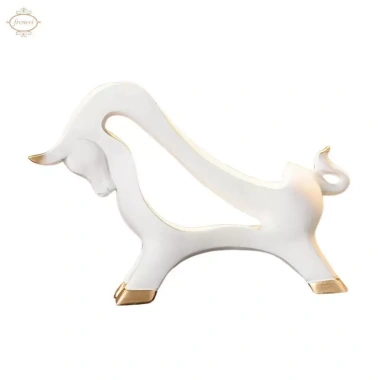 Giá đỡ điêu khắc bò thủ công sáng tạo - Trang trí hiện đại cho nhà bếp, phòng khách, kệ, lối vào - Giảm giá tới 23%