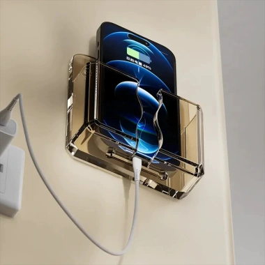 Giá Đỡ Dính Điện Thoại Di Động, Sạc, Giá Đỡ Tivi, Điều Khiển Từ Xa - Miễn Phí Treo Tường, Hộp Bảo Quản, Giá chỉ 29.828₫
