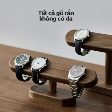 Giá đỡ đồng hồ gỗ nguyên khối cao cấp - Kệ trưng bày sáng tạo, giá chỉ 89.000đ 2