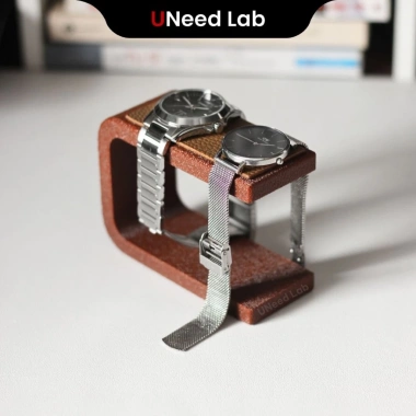 Giá đỡ đồng hồ UNeed Lab UNW02 - Kệ lót da sang trọng, chống trầy, giá 59.800đ 4