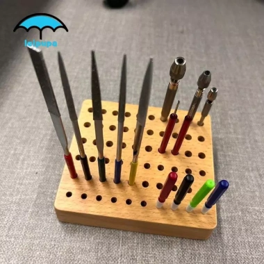 Giá đỡ dụng cụ sửa đồng hồ gỗ 60 món - Tiết kiệm, chắc chắn, giảm giá 341k 8