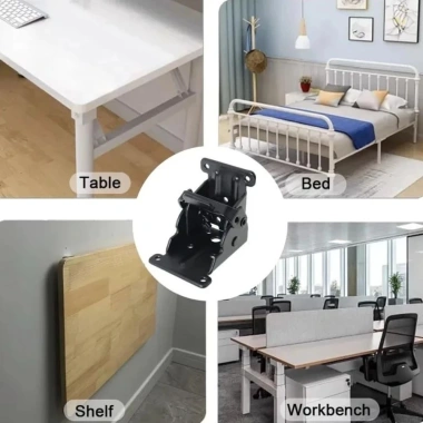 Giá Đỡ Gấp 90-180 Tự Khóa, Mở Rộng Đa Năng Cho Ghế Bàn Giường - Chân Vững Chắc