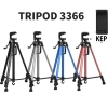 Giá đỡ gậy chụp hình 3 chân hợp kim Tripod 3.366 - kéo cao 1.5m xoay 360 rẻ 168k 4