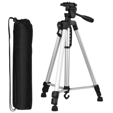 Giá đỡ gậy chụp hình 3 chân hợp kim Tripod 3.366 - kéo cao 1.5m xoay 360 rẻ 168k